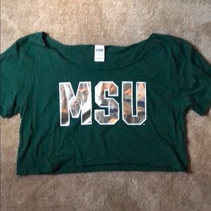 MSU crop shirt